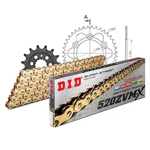 Zestaw łańcuchów DID Alu 520ZVM-X / 98 Endless czarny do Ducati Sport SS 800 ccm rok prod. 2003-2009 - Części motocyklowe - miniaturka - grafika 1