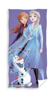 KRAINA LODU FROZEN OLAF Dziecięcy DUŻY RĘCZNIK Kąpielowy BAWEŁNIANY 140 - Okrycia kąpielowe dla dzieci - miniaturka - grafika 1