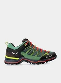 Buty trekkingowe damskie - Buty damskie Salewa Mountain Trainer Lite GTX - f. green/f. coral - miniaturka - grafika 1