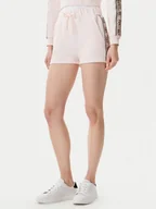 Spodenki damskie - Guess Szorty 147817 Różowy Short Fit - miniaturka - grafika 1