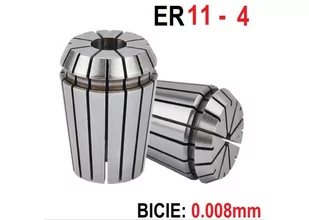 Tulejka zaciskowa ER11 FI 4mm Bicie 0,008mm CNC Professional - Tuleje - miniaturka - grafika 1