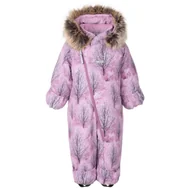 Kombinezony dla dzieci - Dziewczęcy kombinezon zimowy drzewa różowy Lenne r.74 - miniaturka - grafika 1