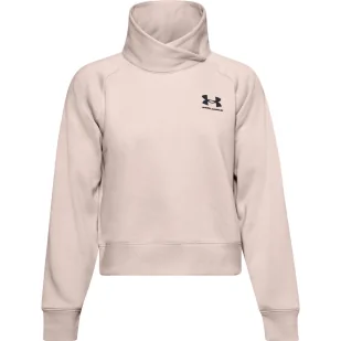 Bluza damska Under Armour Rival Fleece Wrap Neck PO - Bluzy sportowe damskie - miniaturka - grafika 1