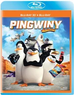 Filmy animowane Blu-Ray - Pingwiny z Madagaskaru 3D Blu-Ray + Blu-Ray 3D - miniaturka - grafika 1