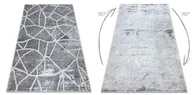 Dywany - Dywan MEFE nowoczesny 2783 Marmur - Strukturalny, dwa poziomy runa ciemno szary 240x330 cm - miniaturka - grafika 1