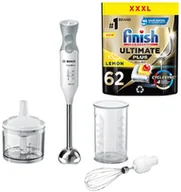 Blendery ręczne - Zestaw Blender ręczny Bosch MSM 66150 + Kapsułki do zmywarek Finish Ultimate Plus Lemon 62 szt. - miniaturka - grafika 1