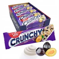 Przekąski dla dzieci - Baton Crunchy ze śliwkami podlany polewą waniliową 40g- zestaw 25 sztuk - miniaturka - grafika 1