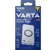 Powerbanki - VARTA Wireless 15000mAh PASS THROUGH 2xUSB USB-C 20W - miniaturka - grafika 1