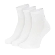 Skarpetki i podkolanówki sportowe - Skarpety sportowe Under Armour Core Quaretr Socks 1358344 3P - miniaturka - grafika 1