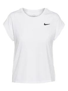 Nike Koszulka tenisowa "Victory" w kolorze białym - Koszulki sportowe damskie - miniaturka - grafika 1
