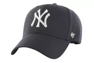 Czapki męskie - 47 Brand New York Yankees MVP CapB-MVPSP17WBP-NY, Kobieta/Mężczyzna, Czapka z daszkiem, Granatowa - miniaturka - grafika 1