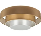 Lampy sufitowe - Duolla - LED Plafon LUNETA LED/26W/230V śr. 60 cm 4000K brązowy/złoty - miniaturka - grafika 1