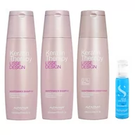 Zestawy kosmetyków damskich - Alfaparf Keratin Therapy, Zestaw: szampon 2x250ml + odżywka 250ml + kuracja 13ml - miniaturka - grafika 1