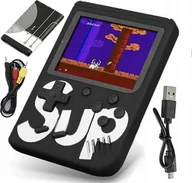 Konsole i gry retro - Konsola Retro Mini 400 Gier, przenośna - Czarna - miniaturka - grafika 1