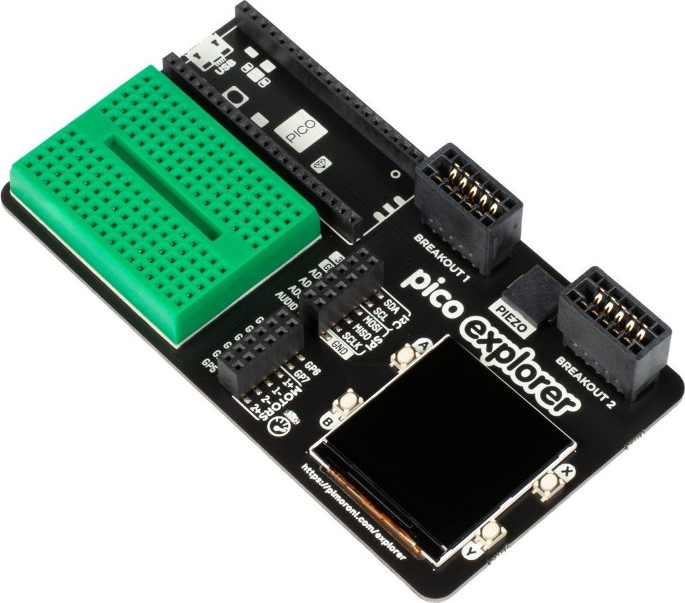 PiMoroni Pico Explorer Base - płytka rozszerzeń do Raspberry Pi Pico - PiMoroni}