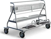 Wózki magazynowe - Damnix Półka do wózka Carry WP4 - miniaturka - grafika 1