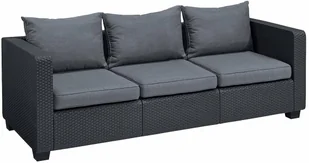 Allibert Sofa 3-osobowa SALTA - grafitowa 15-592 - Sofy ogrodowe - miniaturka - grafika 1