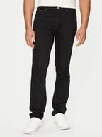 Spodnie męskie - HUGO Jeansy Ash 50511483 Czarny Slim Fit - miniaturka - grafika 1