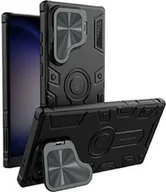 Etui i futerały do telefonów - Nillkin Etui z ochroną aparatu CamShield Armor Prop Magnetic Case do Galaxy S24 Ultra, czarne - miniaturka - grafika 1
