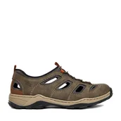 Sandały męskie - Sandały Rieker CEO-08065-29 Beżowy - miniaturka - grafika 1