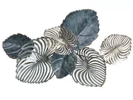 Dekoracje domu - Dekoracja Ścienna Liście Złoto-niebieska Magnesium - miniaturka - grafika 1