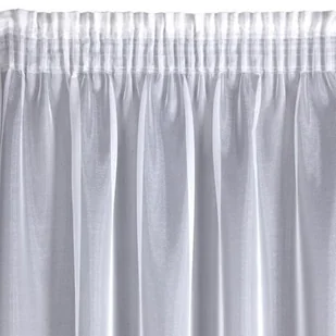 Firana Gotowa Alia Na Taśmie 350x270cm Biały - Firany - miniaturka - grafika 1