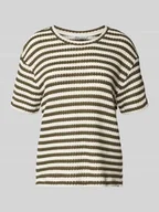 Koszulki i topy damskie - T-shirt o kroju regular fit z mieszanki bawełny - miniaturka - grafika 1