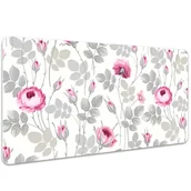 Podkładki na biurko - Duża mata na biurko Kwitnące róże 100x50 cm - miniaturka - grafika 1