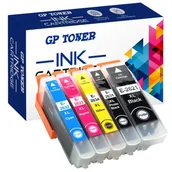 Tusze oryginalne - 5x Tusze do Drukarki Epson 26XL XP510 XP520 XP610 XP615 XP800 XP824 CMYKK - miniaturka - grafika 1