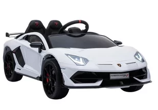 Import LEANToys Lamborghini Aventador Biały 4123 - Pojazdy elektryczne dla dzieci - miniaturka - grafika 1