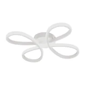 Lampy sufitowe - Biała lampa sufitowa LED 40x40 cm Fly – Trio - miniaturka - grafika 1