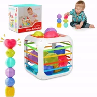 Zabawki sensoryczne - Sorter Układanka Edukacyjna Sensoryczna Montessori Zabawka Dla Dzieci - miniaturka - grafika 1