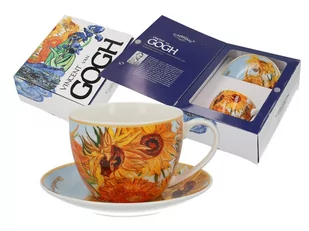 Filiżanka Ze Spodkiem - V. Van Gogh, Słoneczniki (Carmani) - Filiżanki - miniaturka - grafika 1