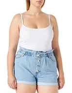 Spodenki damskie - ONLY Onlcuba Life Papiebag DNM szorty Noos Denim, jasnoniebieski (jasnoniebieski denim), S - miniaturka - grafika 1