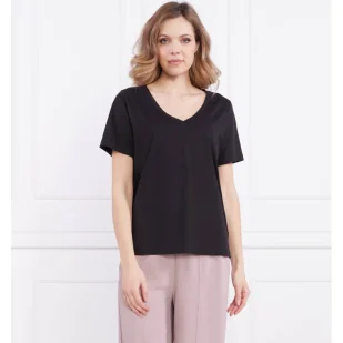 Calvin Klein T-shirt | Regular Fit - Koszulki i topy damskie - miniaturka - grafika 1