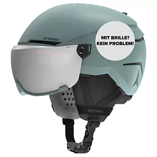 ATOMIC Savor Visor JR Akcesoria, Młodzież Unisex, Zielony/(Zielony), 51/55 cm - Kaski narciarskie - miniaturka - grafika 1