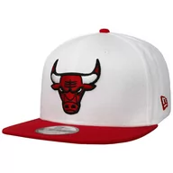 Czapki i chusty sportowe męskie - Czapka 9Fifty White Crown Patches Bulls by New Era, biało-czerwony, S/M (54-57 cm) - miniaturka - grafika 1