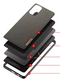 Dux Ducis Fino etui pokrowiec pokryty nylonowym materiałem Samsung Galaxy A32 4G zielony - Etui i futerały do telefonów - miniaturka - grafika 2