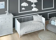 Pościel dla dzieci - Poszewka 40x40 kotki biała czarna dziecięca zapinana na suwak KARO Kraina Snów - miniaturka - grafika 1