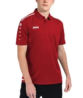 Koszulki męskie - JAKO męski polo Striker 2.0 Polo, czerwony, l - miniaturka - grafika 1