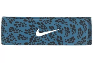 Opaska na głowę NIKE Dri-FIT FURY 3.0 printed blue - Ozdoby do włosów - miniaturka - grafika 1