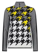 Bluzy damskie - CMP Bluza polarowa w kolorze czarno-biało-żółtym - miniaturka - grafika 1