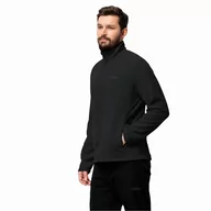 Bluzy męskie - Męska bluza polarowa Jack Wolfskin TAUNUS FZ M black - S - miniaturka - grafika 1