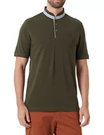 Koszulki męskie - bugatti Męska koszulka polo 8150-25031, oliwkowa, normalna - miniaturka - grafika 1