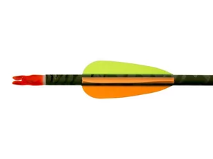 Poe Lang - Strzała aluminiowa - 29" - Grot tarczowy gładki - Kamuflaż - D-001C - Strzały do łuków - miniaturka - grafika 4