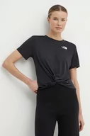 Koszulki sportowe damskie - The North Face t-shirt damski kolor czarny NF0A824IKX71 - miniaturka - grafika 1