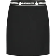 Sukienki i spódniczki dla dziewczynek - Dsquared2 Wełniana spódnica - miniaturka - grafika 1