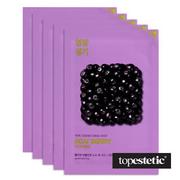 Maseczki do twarzy - Holika Pure Essence Mask Sheet - Acai Berry 5 Pack Maseczka bawełniana z ekstraktem z jagód 5 szt. - miniaturka - grafika 1