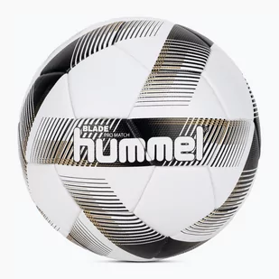 Piłka do piłki nożnej Hummel Blade Pro Match FB white/black/gold rozmiar 5 - Piłka nożna - miniaturka - grafika 1