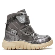 Buty dla dziewczynek - Śniegowce Naturino Rivo Vl Wp 0013001584.03.0Q02 M Szary - miniaturka - grafika 1